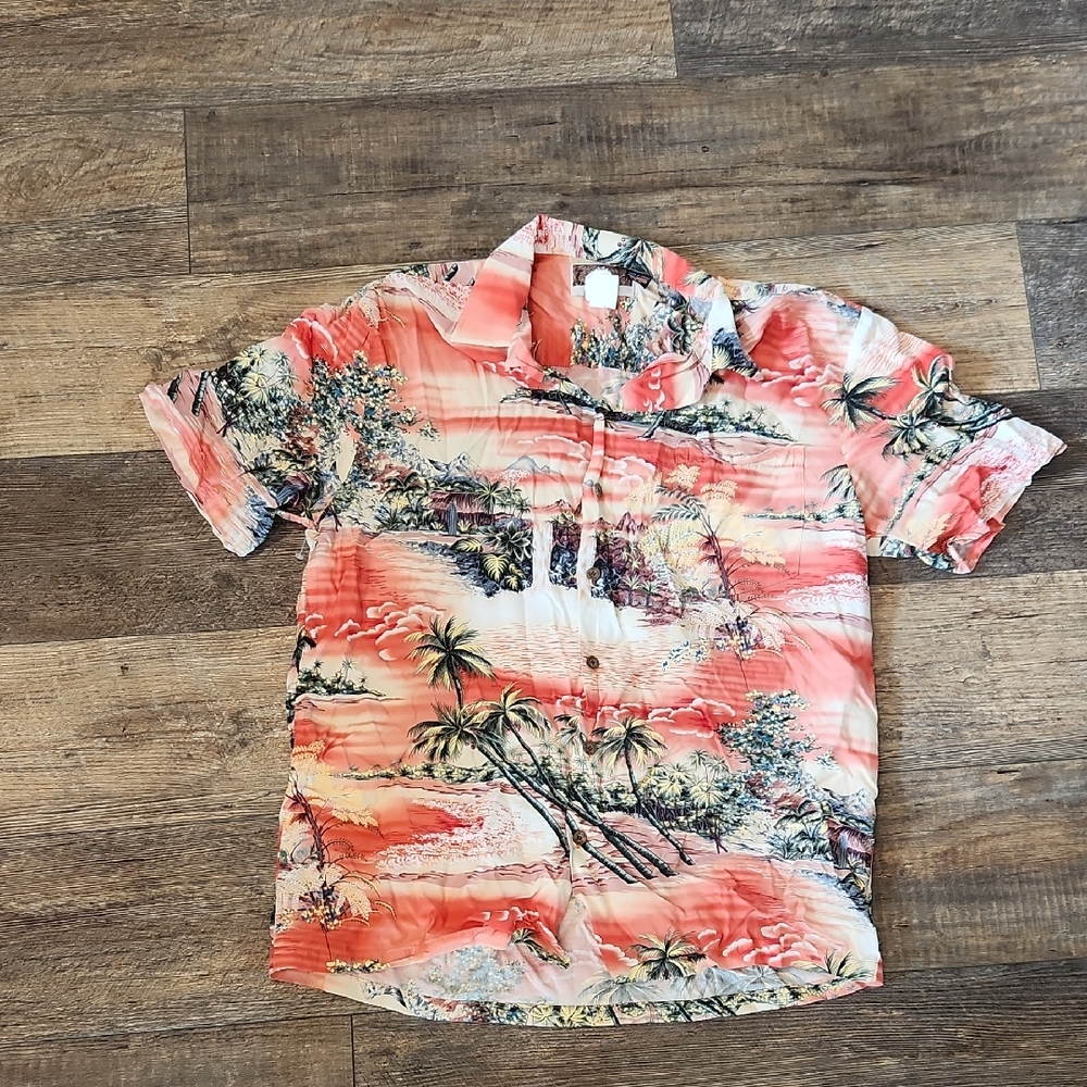 KalaHeo Vintage Tropical Print Hawaiian Shirt - Picture 1 of 3